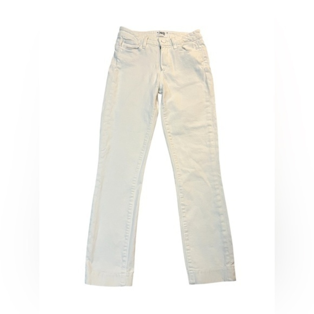Paige Hoxton Ankle Skinny White Denim Jeans Size 26